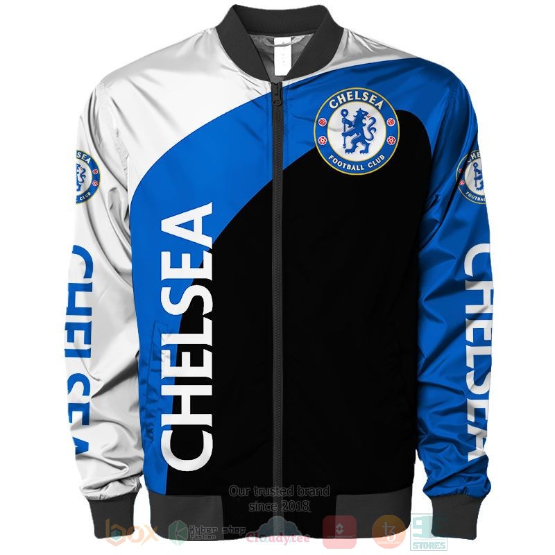 Chelsea FC white blue black 3D shirt hoodie 1 2 3 4 5 6 7 8 9 10 11 12 13 14 15 16 17
