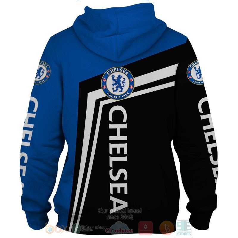Chelsea Football Club blue black 3D shirt hoodie 1 2 3 4 5 6 7 8 9 10 11 12 13