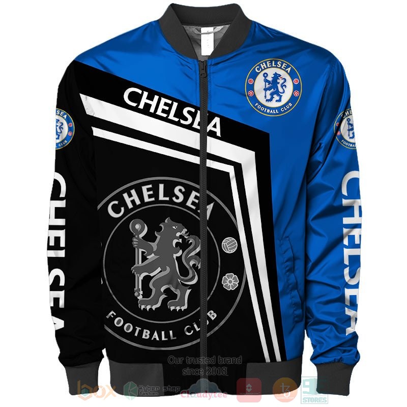 Chelsea Football Club blue black 3D shirt hoodie 1 2 3 4 5 6 7 8 9 10 11 12 13 14 15 16 17