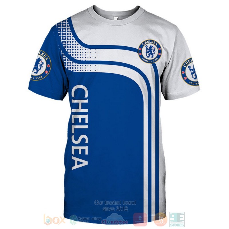 Chelsea Football Club blue white 3D shirt hoodie 1 2 3 4 5 6 7 8 9 10 11 12 13 14 15 16 17 18 19 20 21