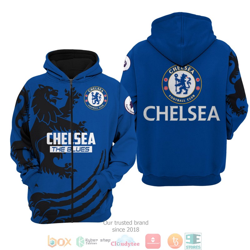Chelsea The Blues 3d shirt hoodie 1 2 3 4 5 6 7 8 9 10 11 12