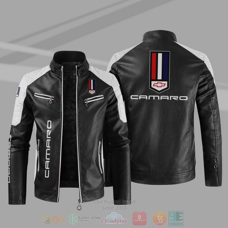 Chevrolet Camaro Block Leather Jacket