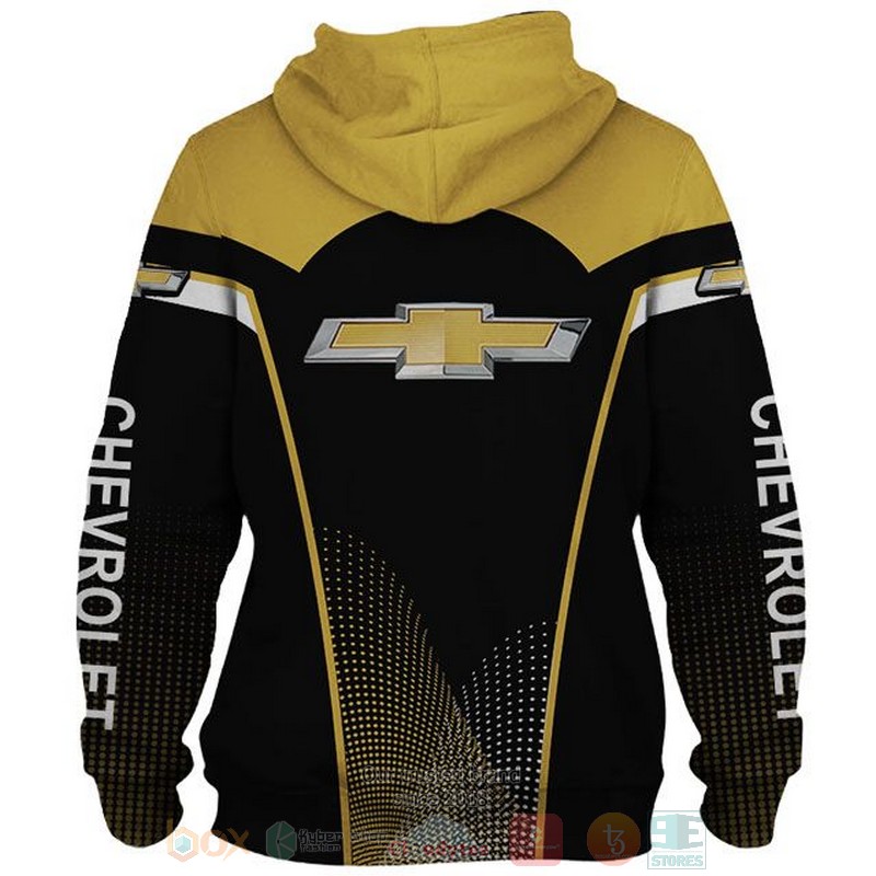 Chevy yellow black 3D shirt hoodie 1