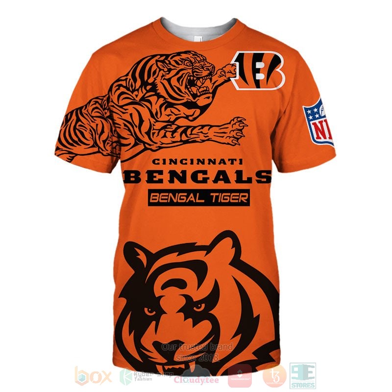 Cincinnati Bengals Bengal Tiger 3D shirt hoodie 1 2 3 4 5 6 7 8 9 10 11 12 13 14 15 16 17 18 19 20 21
