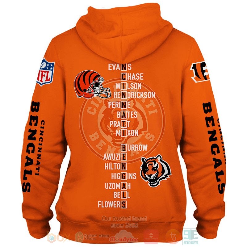 Cincinnati Bengals Champions 3D shirt hoodie 1 2 3 4 5 6 7 8 9 10 11 12 13