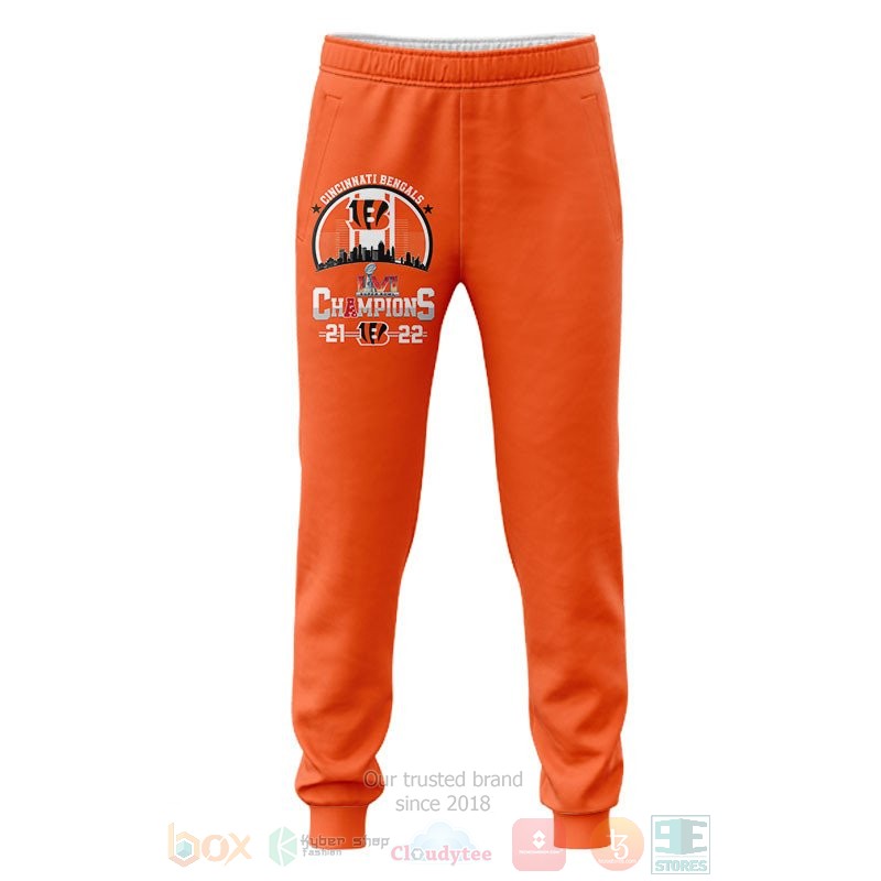 Cincinnati Bengals Champions 3D shirt hoodie 1 2 3 4 5 6 7 8 9 10 11 12 13 14 15 16