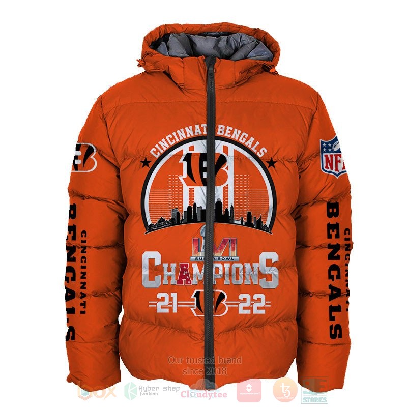 Cincinnati Bengals Champions 3D shirt hoodie 1 2 3 4 5 6 7 8 9 10 11 12 13 14 15 16 17 18