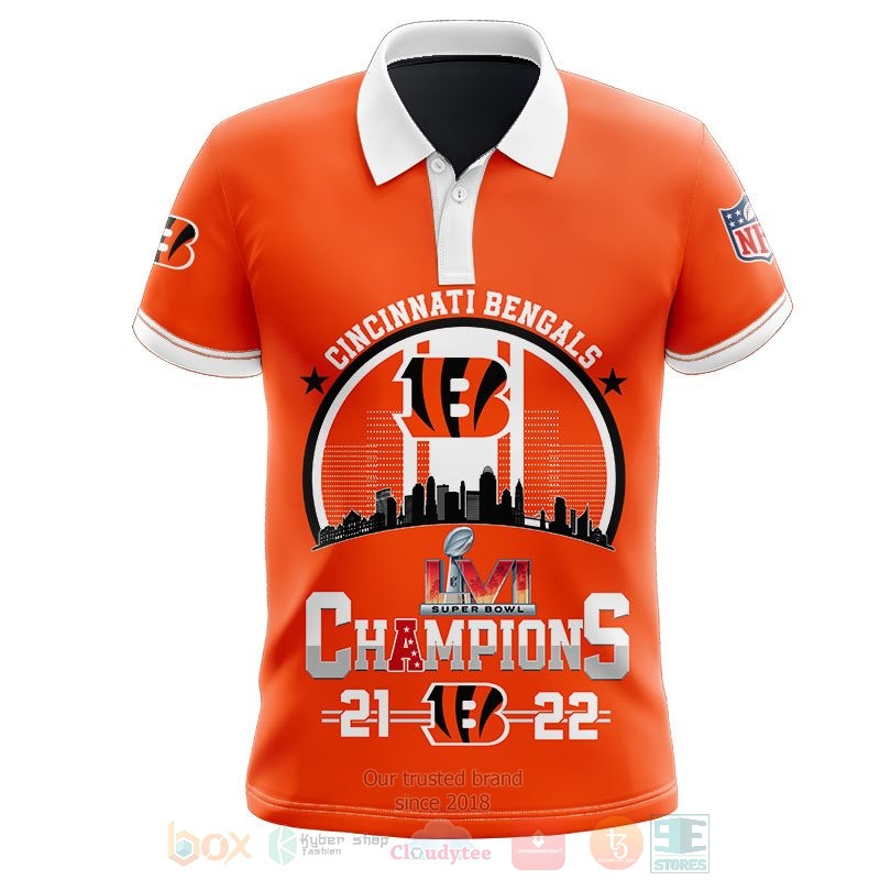 Cincinnati Bengals Champions 3D shirt hoodie 1 2 3 4 5 6 7 8 9 10 11 12 13 14 15 16 17 18 19 20