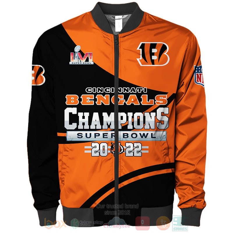 Cincinnati Bengals NLF Champions Super Bowl 2022 3D shirt hoodie 1 2 3 4 5 6 7 8 9 10 11 12 13 14 15 16 17