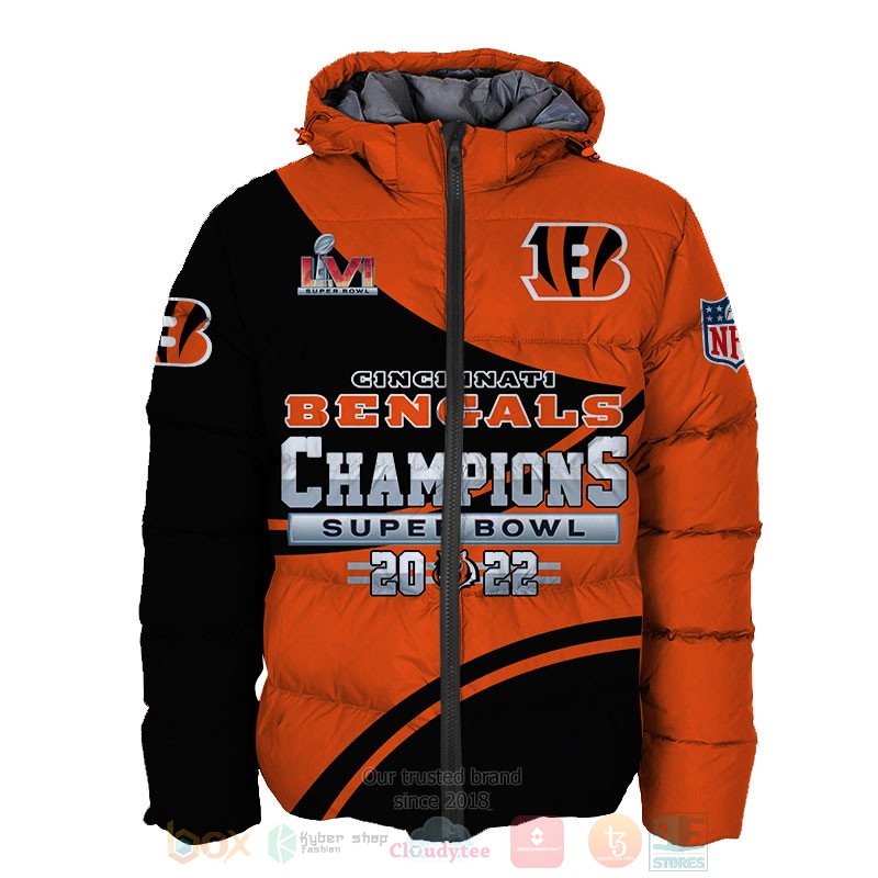 Cincinnati Bengals NLF Champions Super Bowl 2022 3D shirt hoodie 1 2 3 4 5 6 7 8 9 10 11 12 13 14 15 16 17 18