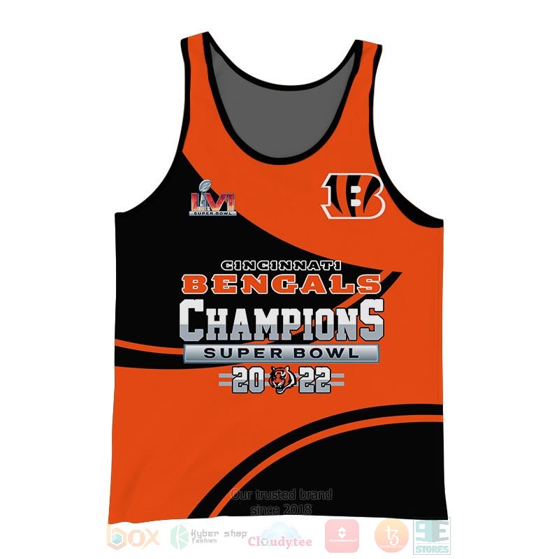 Cincinnati Bengals NLF Champions Super Bowl 2022 3D shirt hoodie 1 2 3 4 5 6 7 8 9 10 11 12 13 14 15 16 17 18 19 20 21 22