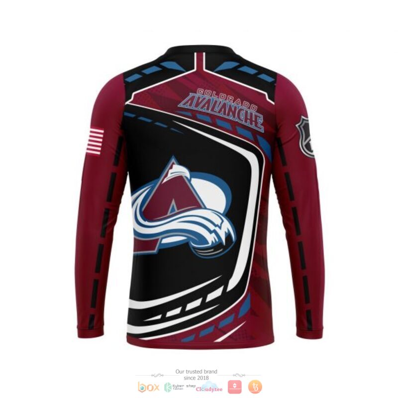 Colorado Avalanche NHL black dark red 3D shirt hoodie 1 2 3 4 5 6