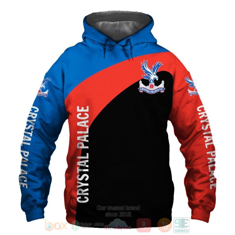 Crystal Palace blue red black 3D shirt hoodie 1 2 3 4 5 6 7 8 9 10 11 12