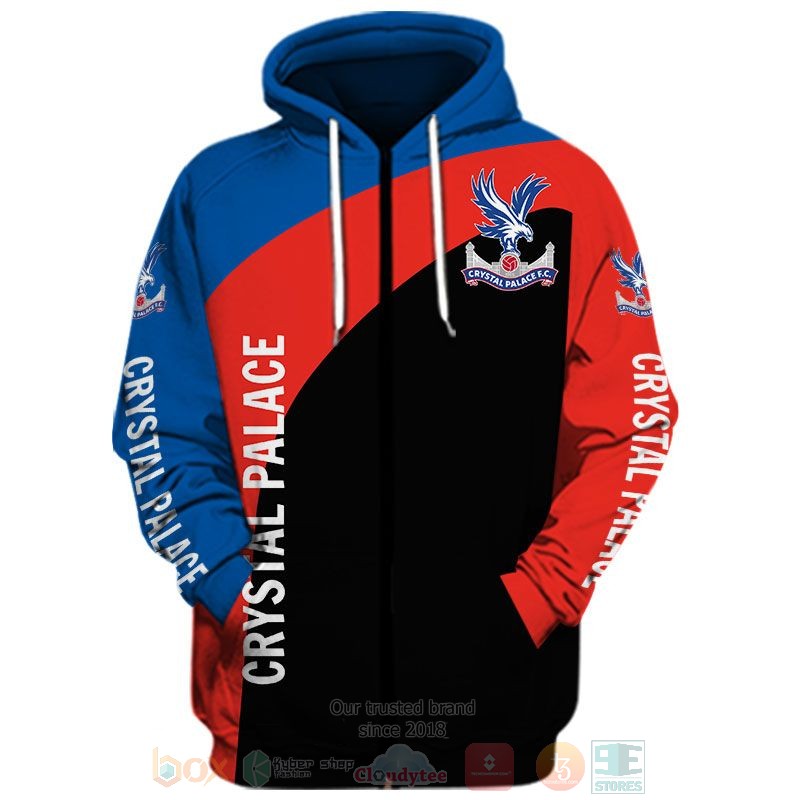 Crystal Palace blue red black 3D shirt hoodie 1 2 3 4 5 6 7 8 9 10 11 12 13 14