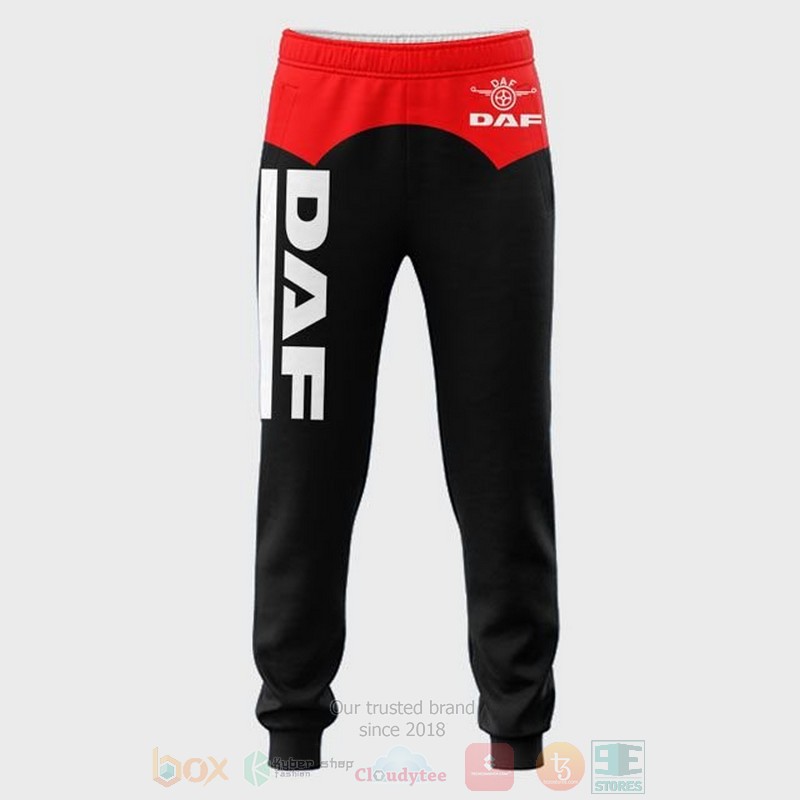 DAF red black 3D shirt hoodie 1 2 3 4 5 6 7 8 9 10 11 12 13 14 15 16