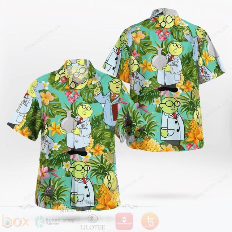 DR Bunsen Honeydew The Muppet Hawaiian Shirt