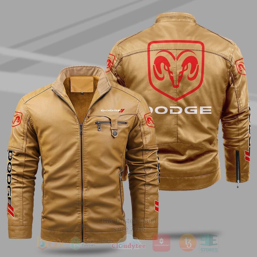 Dodge Fleece Leather Jacket 1