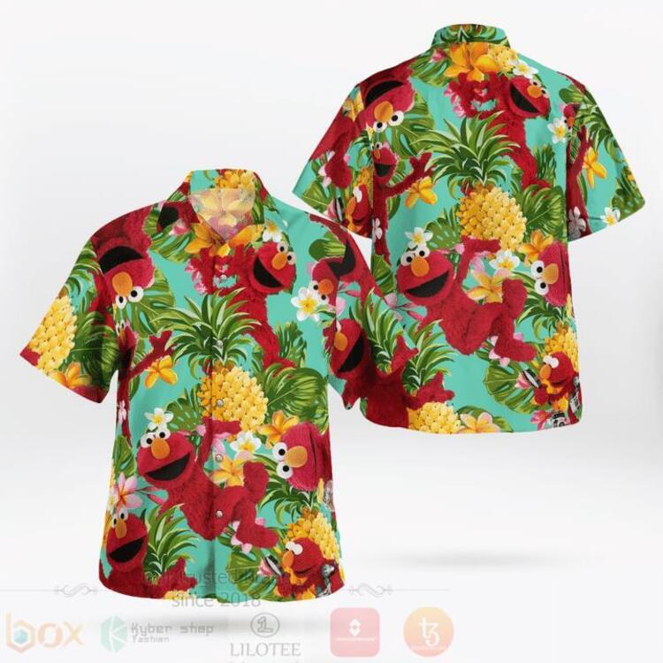 Elmo The Muppet Hawaiian Shirt