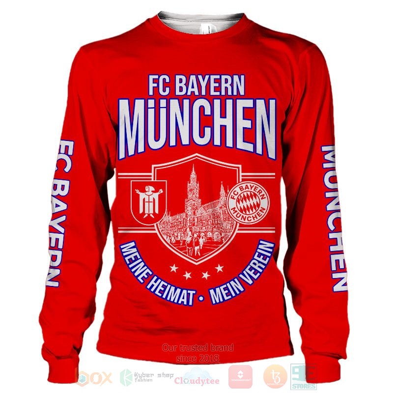FC Bayern Munchen 3D shirt hoodie 1 2 3 4 5 6 7 8 9 10 11 12 13 14 15