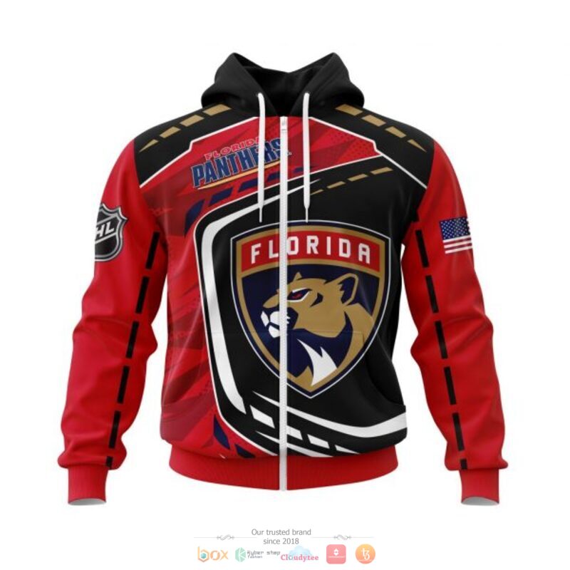 Florida Panthers NHL black red 3D shirt hoodie 1