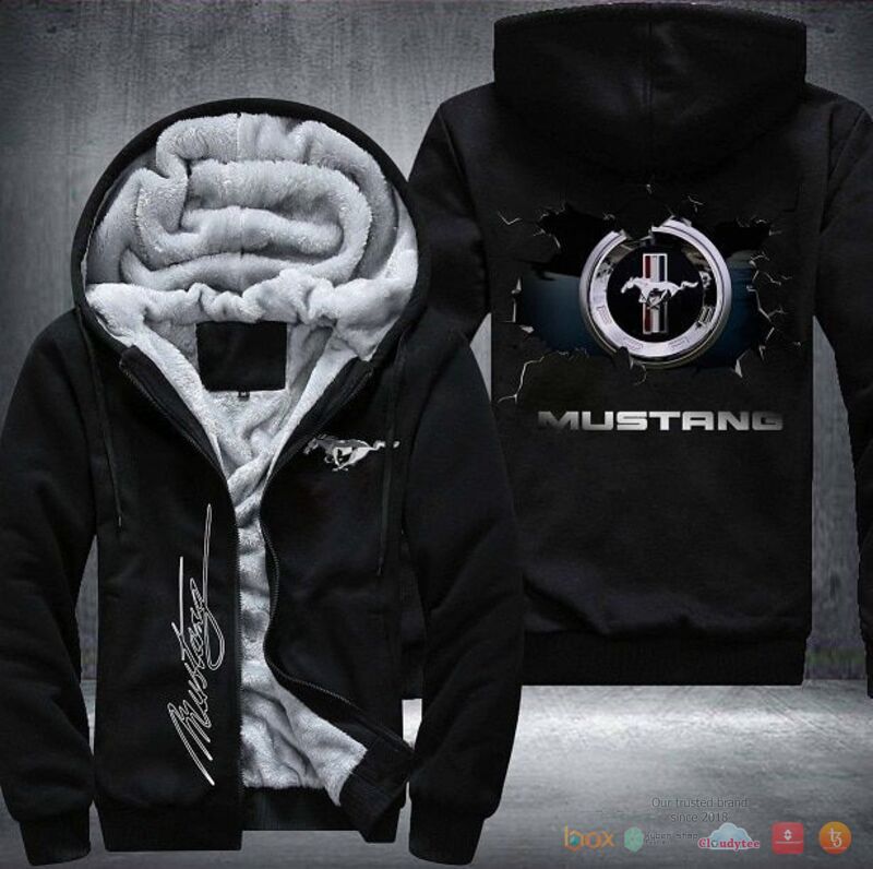 Ford Mustang Fleece Hoodie Jacket 1