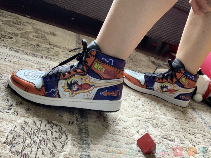 Goku Sneakers Custom Anime Dragon Ball Air Jordan High Top Shoes 1 2 3 4