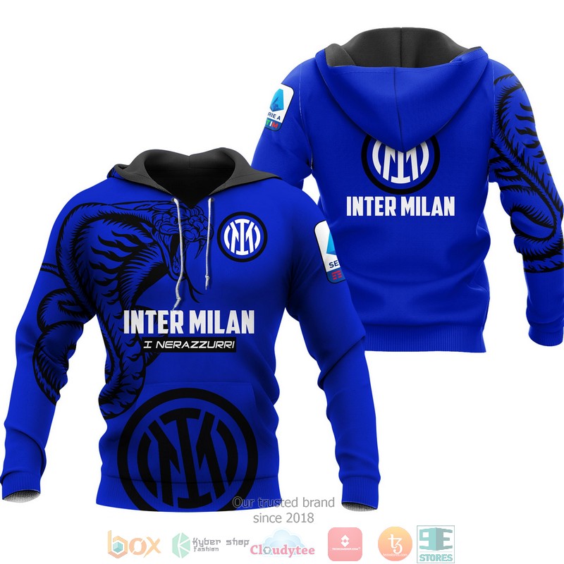 Inter Milan 3d shirt hoodie 1 2 3 4 5 6 7 8 9 10 11