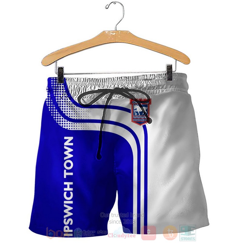 Ipswich Town FC blue white 3D shirt hoodie 1 2 3 4 5 6 7 8 9 10 11 12 13 14 15