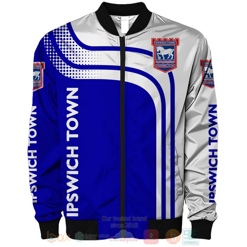 Ipswich Town FC blue white 3D shirt hoodie 1 2 3 4 5 6 7 8 9 10 11 12 13 14 15 16 17 18 19 20 21