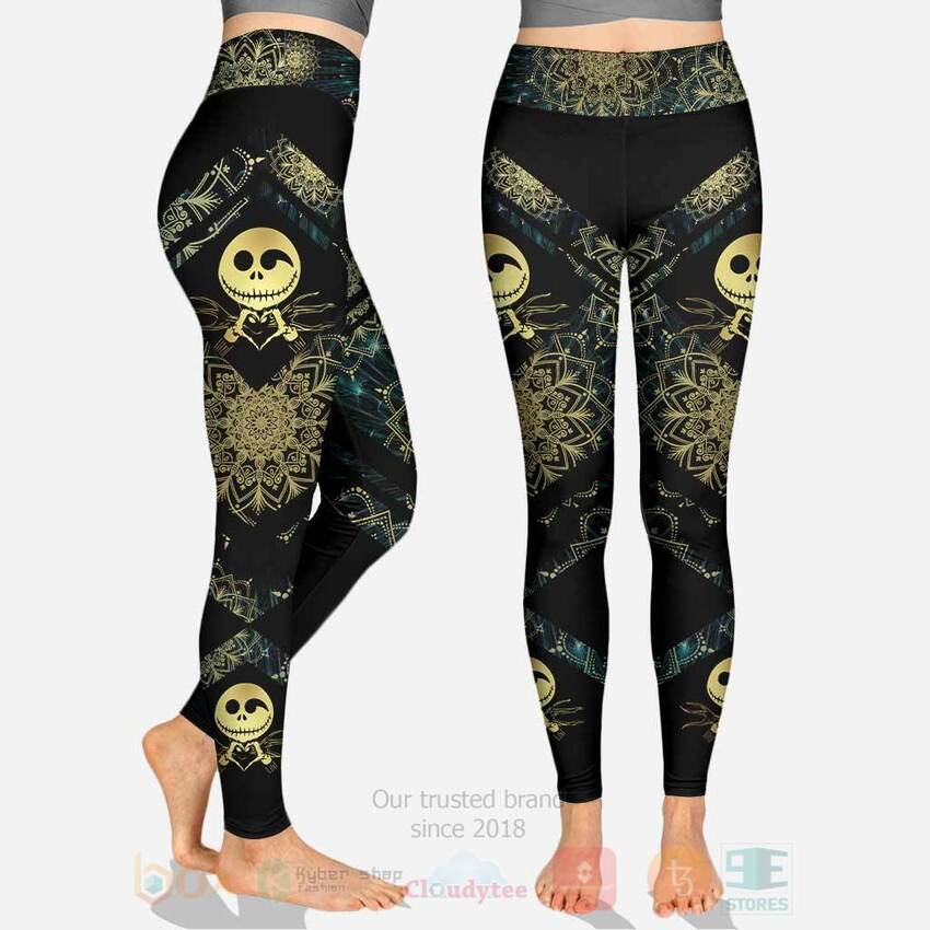 Jack Skellington You Matter Semicolon Eyes Personalized Suicide Prevention Custom Name 3D Hoodie Leggings 1 2