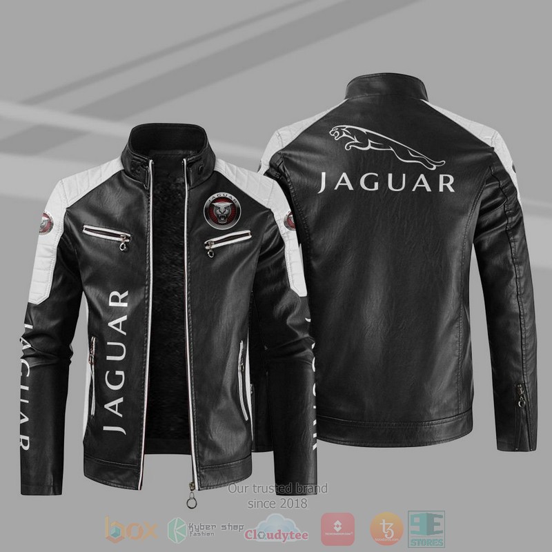 Jaguar Block Leather Jacket