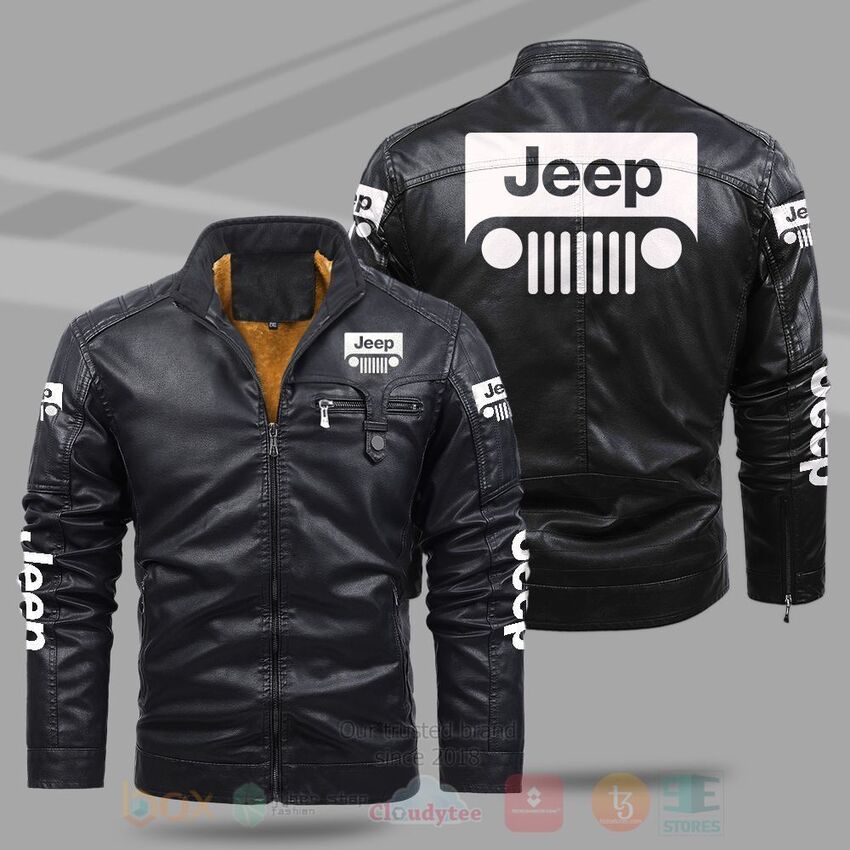 Jeep Fleece Leather Jacket