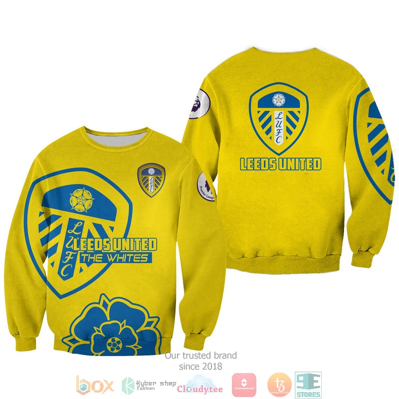 Leeds United 3d shirt hoodie 1 2 3 4 5 6 7 8 9 10 11 12 13