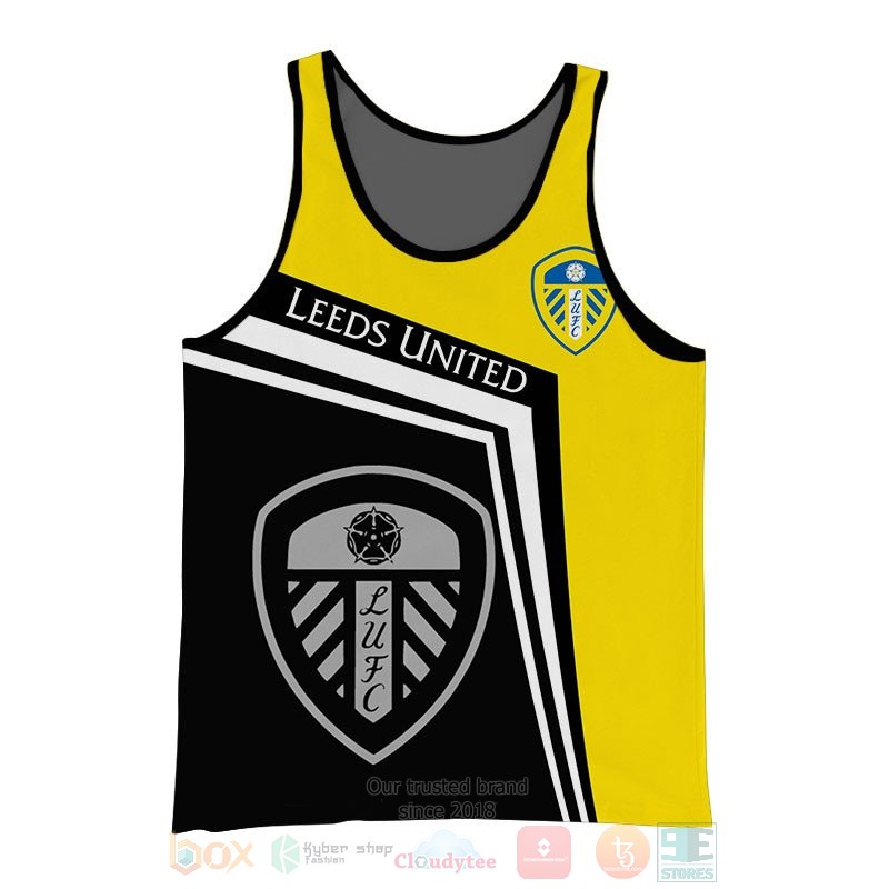 Leeds United black yellow 3D shirt hoodie 1 2 3 4 5 6 7 8 9 10 11 12 13 14 15 16 17 18 19 20 21 22