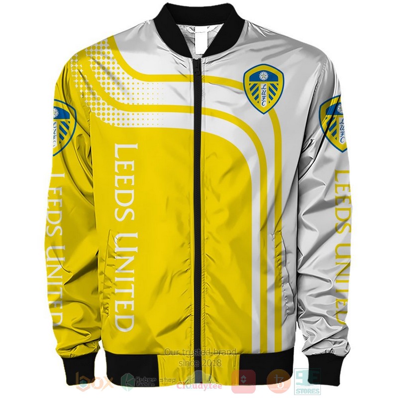 Leeds United yellow white 3D shirt hoodie 1 2 3 4 5 6 7 8 9 10 11 12 13 14 15 16 17
