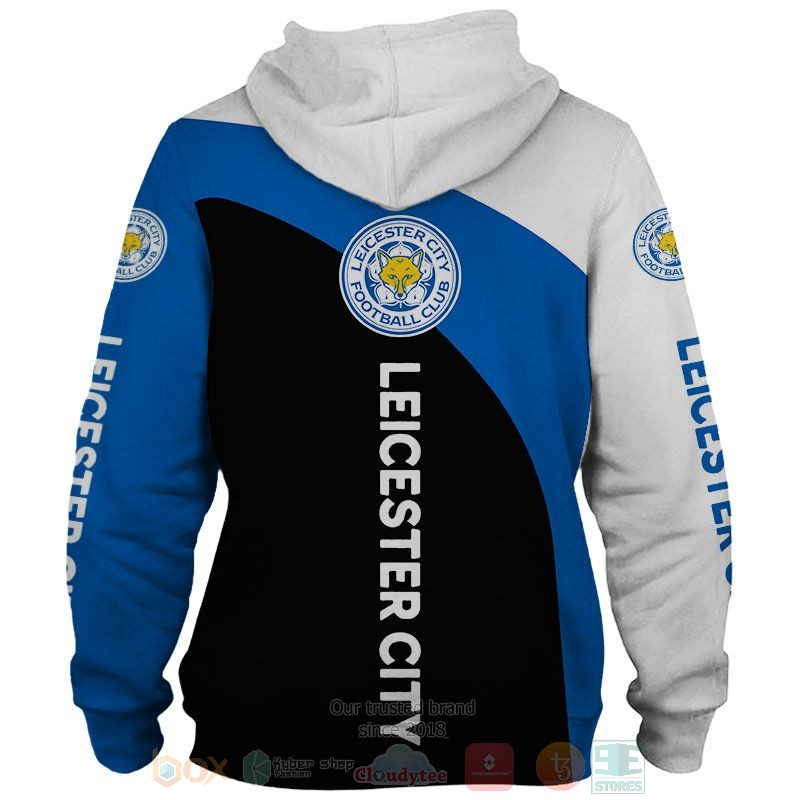 Leicester City white blue black 3D shirt hoodie 1 2 3 4 5 6 7 8 9 10 11 12 13
