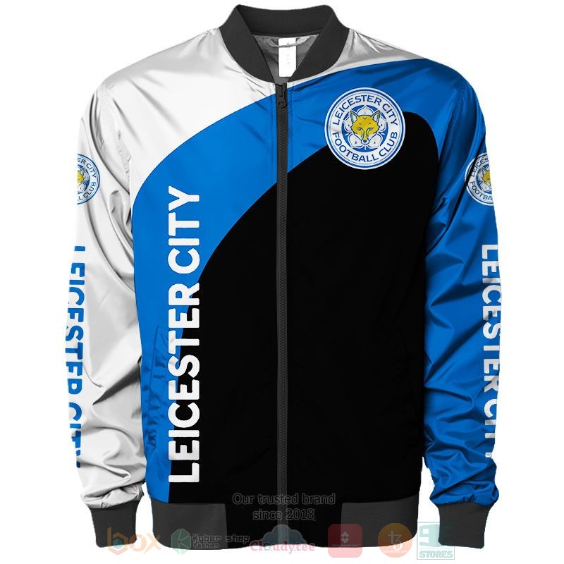 Leicester City white blue black 3D shirt hoodie 1 2 3 4 5 6 7 8 9 10 11 12 13 14 15 16 17