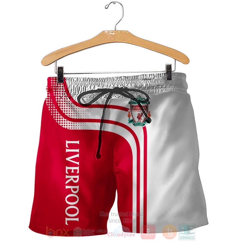 Liverpool FC white red 3D shirt hoodie 1 2 3 4 5 6 7 8 9 10 11