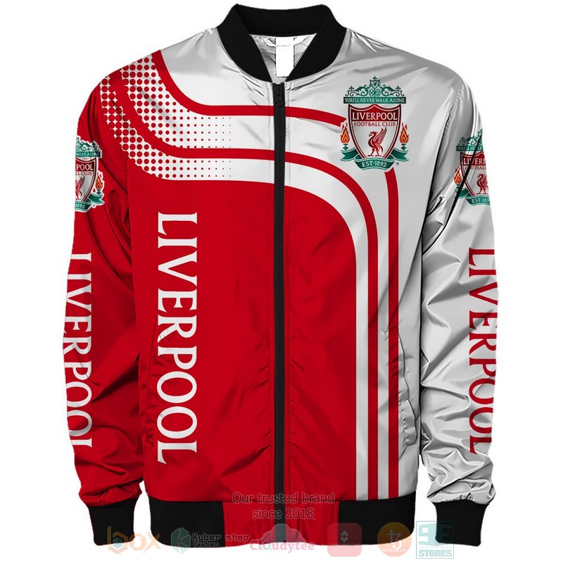 Liverpool FC white red 3D shirt hoodie 1 2 3 4 5 6 7 8 9 10 11 12 13 14 15 16 17