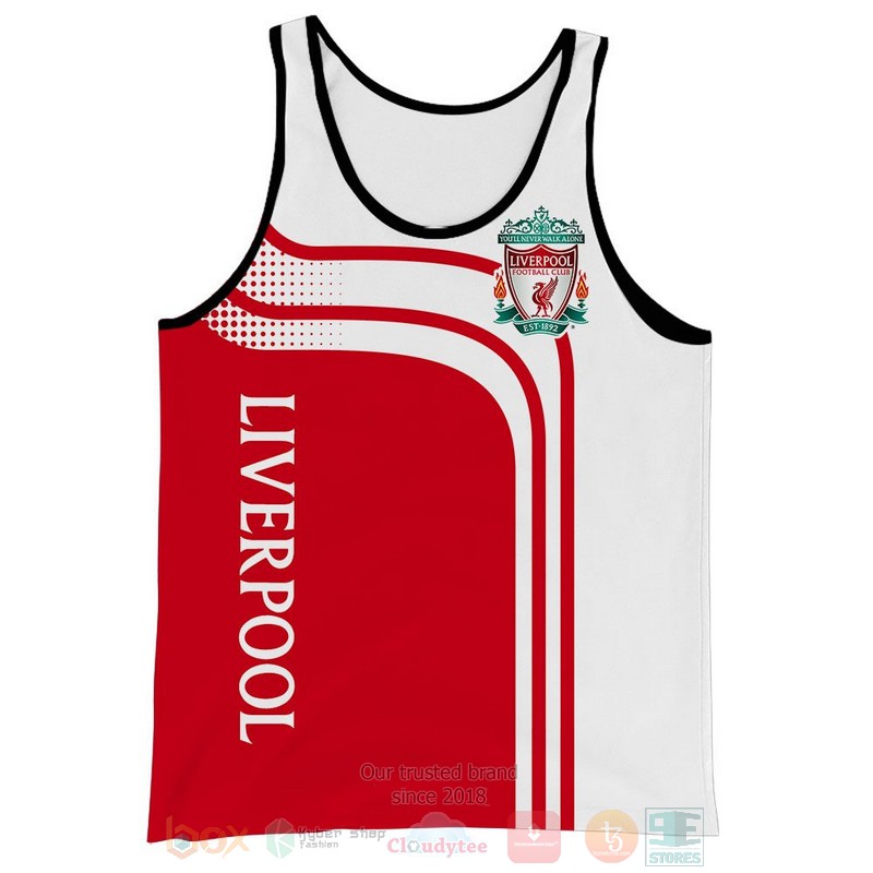 Liverpool FC white red 3D shirt hoodie 1 2 3 4 5 6 7 8 9 10 11 12 13 14 15 16 17 18 19 20 21 22