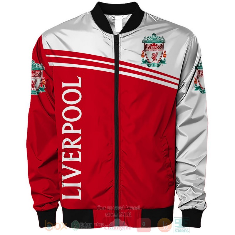 Liverpool Football Club red white 3D shirt hoodie 1 2 3 4 5 6 7 8 9 10 11 12 13 14 15 16 17
