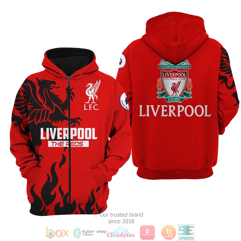 Liverpool The Reds 3d shirt hoodie 1 2 3 4 5 6 7 8 9 10 11 12