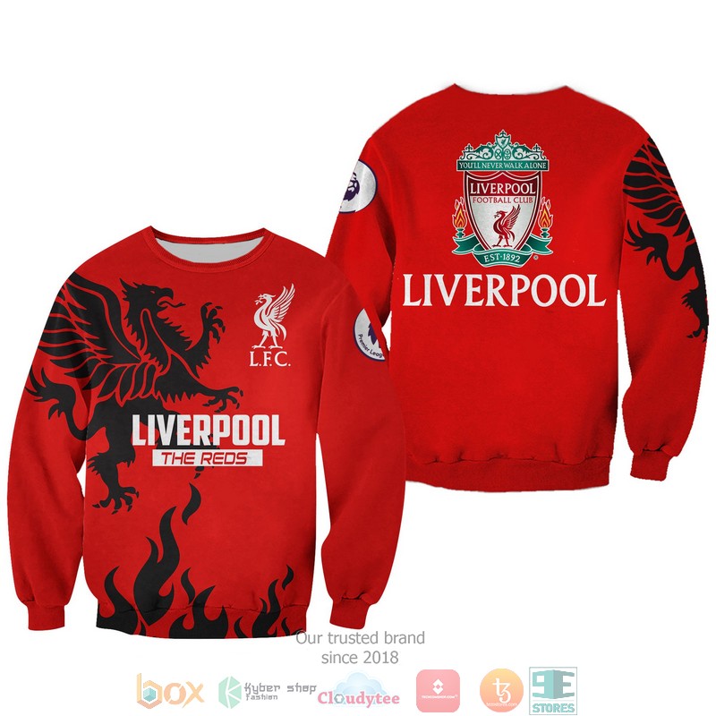 Liverpool The Reds 3d shirt hoodie 1 2 3 4 5 6 7 8 9 10 11 12 13