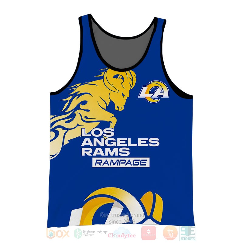 Los Angeles Rams Rampage 3D shirt hoodie 1 2 3 4 5 6 7 8 9 10
