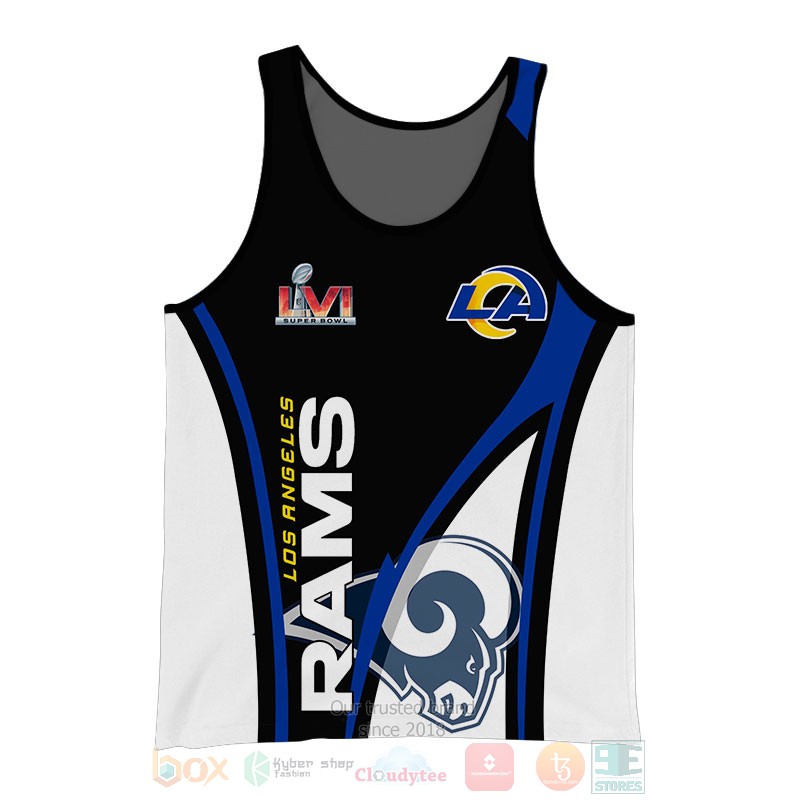 Los Angeles Rams black blue 3D shirt hoodie 1 2 3 4 5 6 7 8 9 10