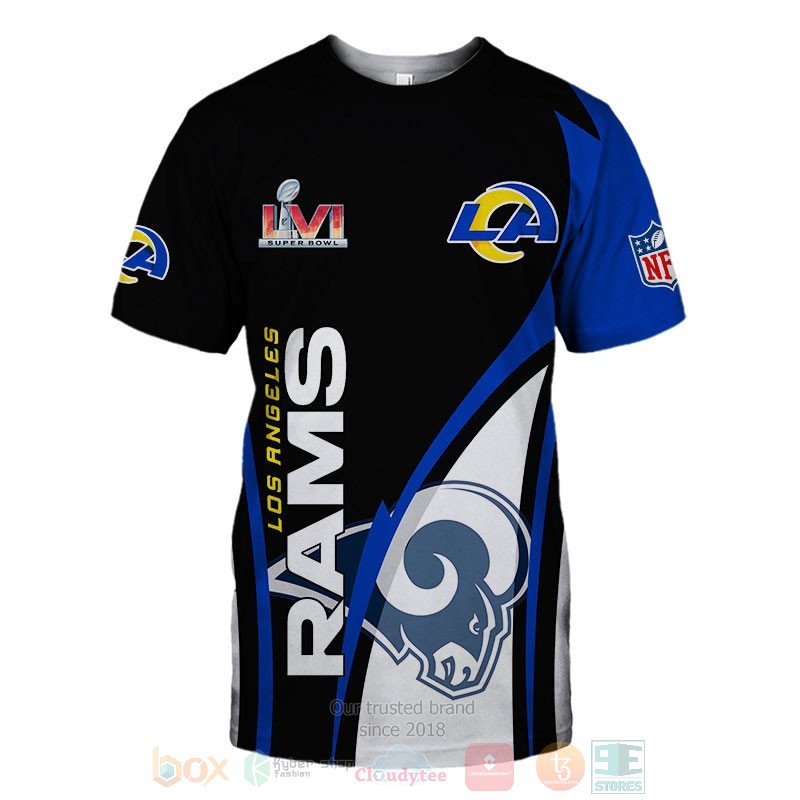 Los Angeles Rams black blue 3D shirt hoodie 1 2 3 4 5 6 7 8 9 10 11 12 13 14 15 16 17 18 19 20 21