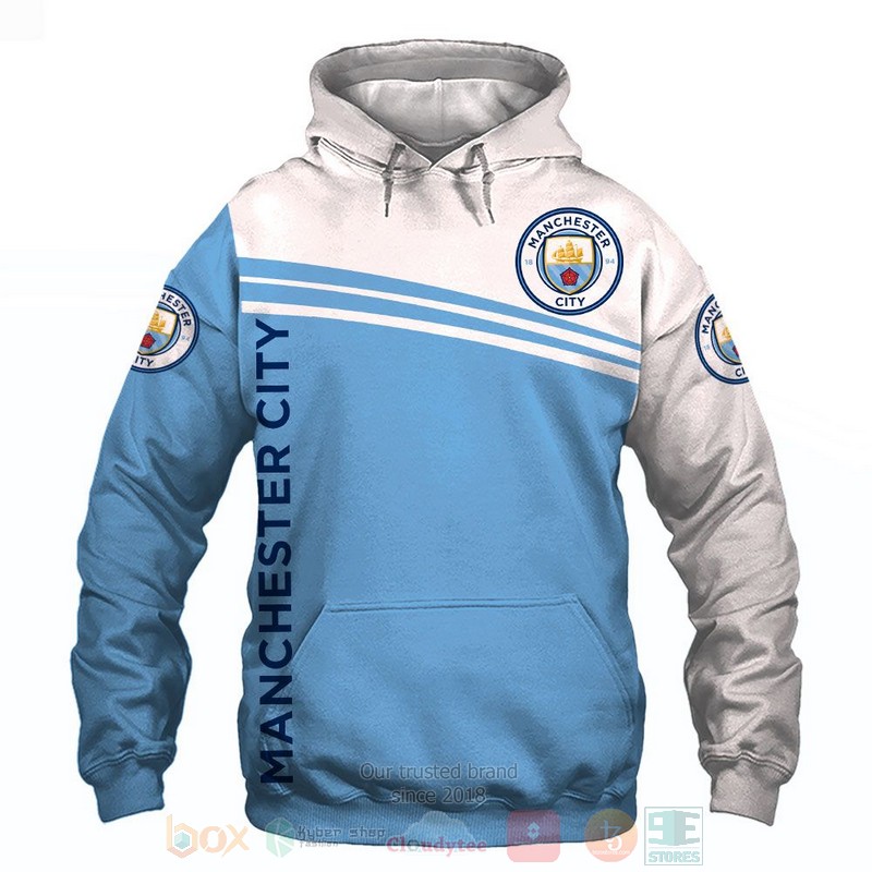 Manchester City FC 3D shirt hoodie 1 2 3 4 5 6 7 8 9 10 11 12 13 14 15 16