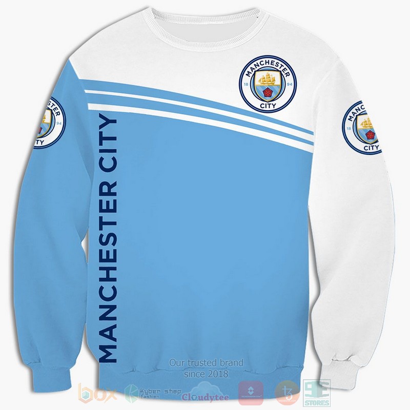 Manchester City FC 3D shirt hoodie 1 2 3 4 5 6 7 8 9 10 11 12 13 14 15 16 17 18 19