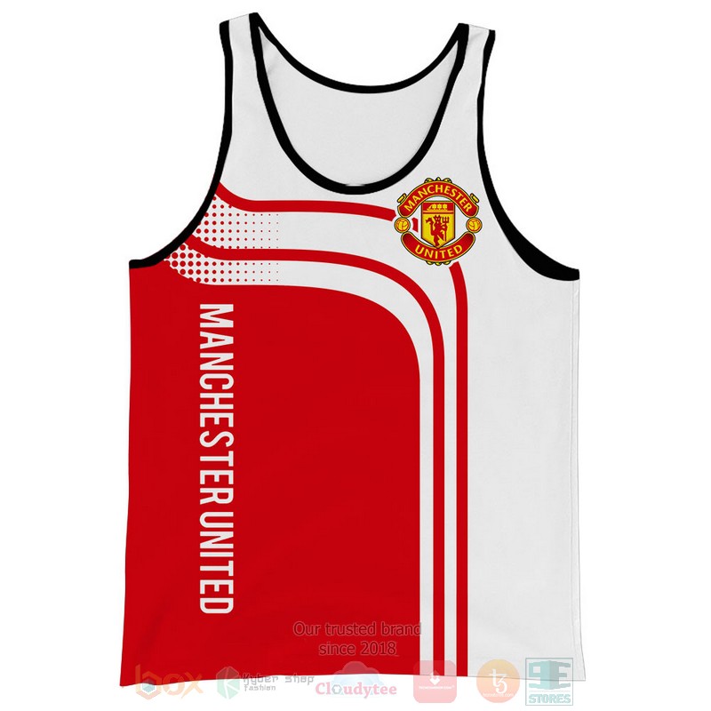 Manchester United white red 3D shirt hoodie 1 2 3 4 5 6 7 8 9 10