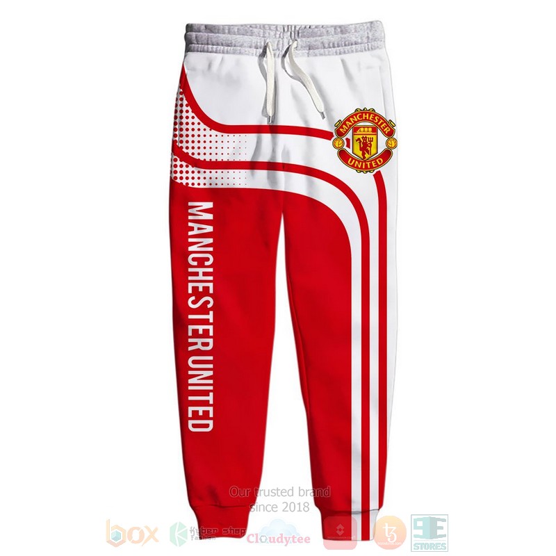 Manchester United white red 3D shirt hoodie 1 2 3 4 5 6 7 8 9 10 11 12 13 14 15 16